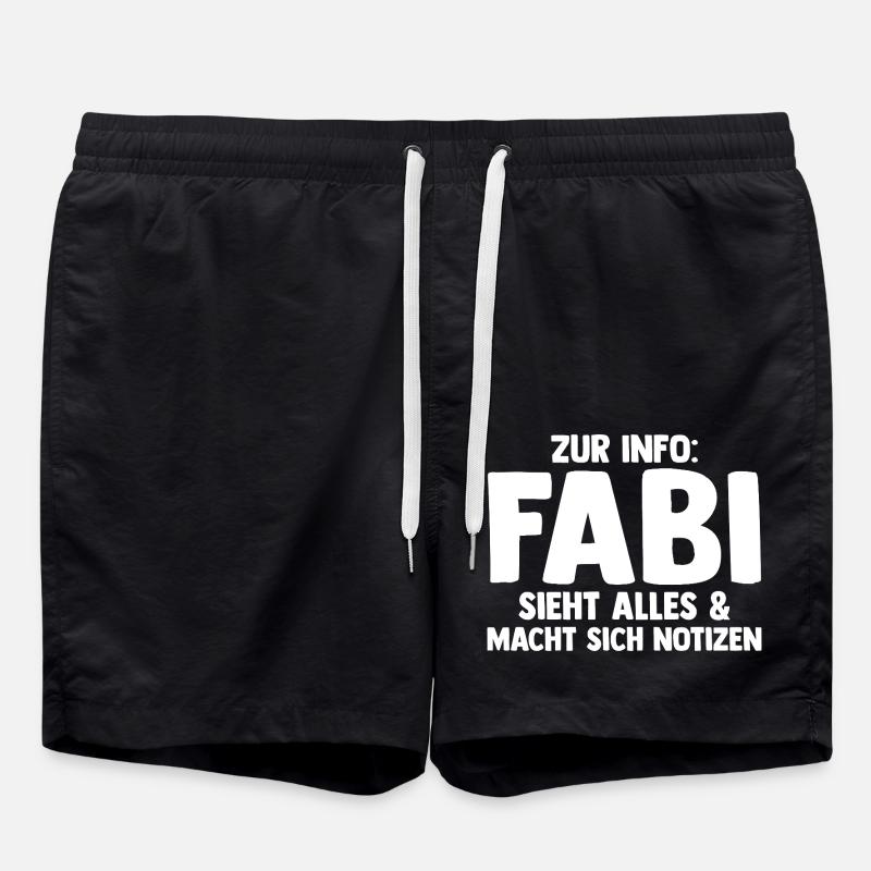 Fabian - Swim Trunks - black