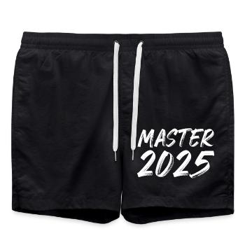 Master 2025 - Swim Trunks - black - Front - AI Model Male 185 light (185cm)