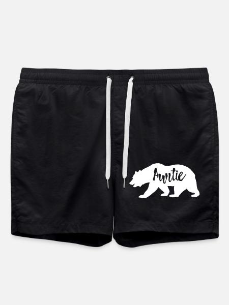 Auntie Bear - Swim Trunks - black