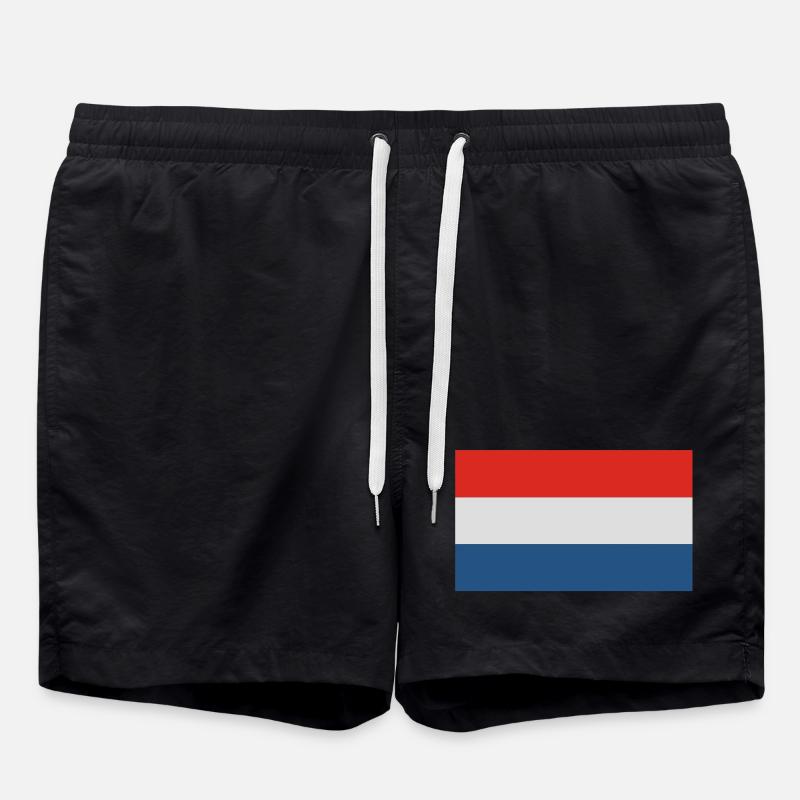 Holland Fahne - Badeshorts - Schwarz