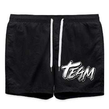 Team - Badeshorts - Schwarz - Vorne - AI Model Male 185 light (185cm)