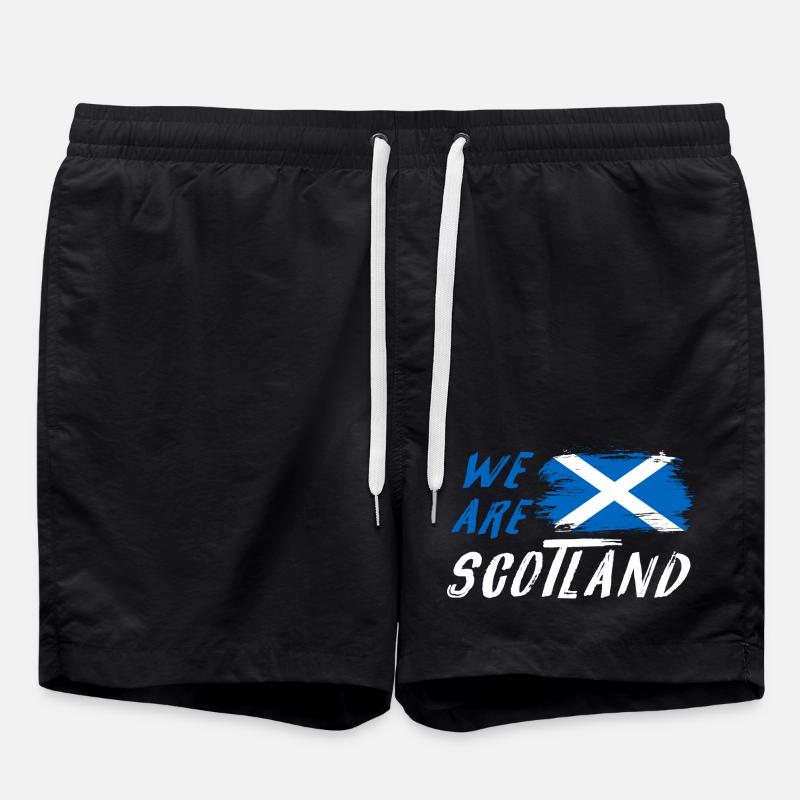 Drapeaux We Are Scotland - Short de bain - noir