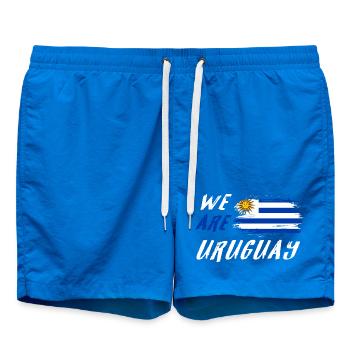 Wir sind Uruguay - Badeshorts - Cobalt blue - Vorne
