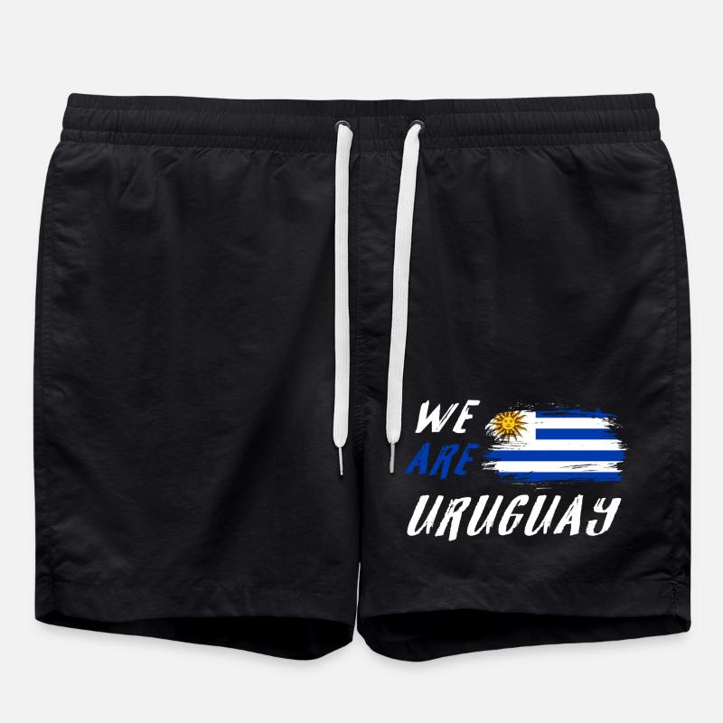 Wir sind Uruguay - Badeshorts - Schwarz