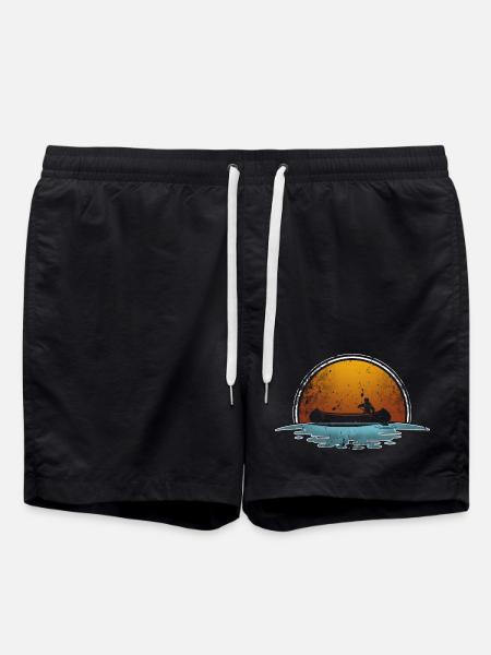 Canoeing Canoeing Canoeing - Swim Trunks - black
