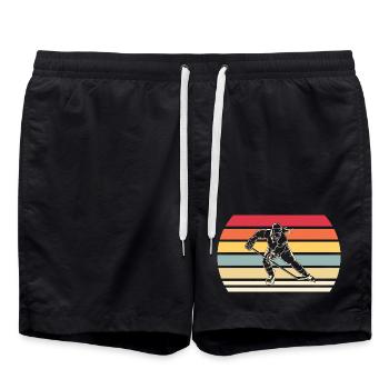 Hockey sur glace Joueuse de hockey sur glace Femmes - Short de bain - noir - Devant - AI Model Male 185 light (185cm)