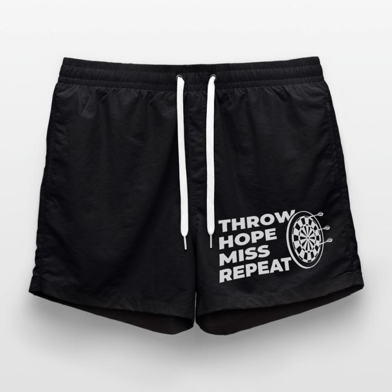 throwing, hoping, missing, repeating Swim Trunks