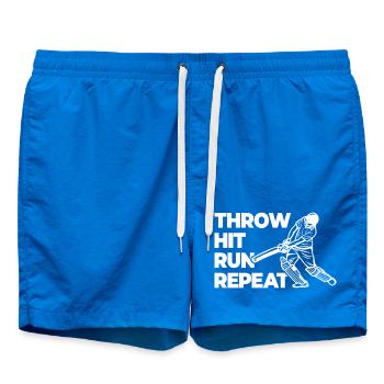 Lancer, frapper, répéter des courses - Short de bain - cobalt blue - Devant