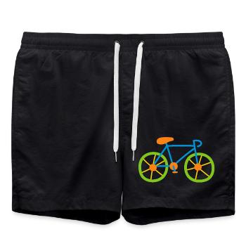 Vélo Coloré Cyclisme Enfants Vélo de route Vélo Tour Bande dessinée - Short de bain - noir - Devant - AI Model Male 185 light (185cm)