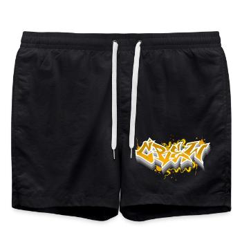 équipage - Short de bain - noir - Devant - AI Model Male 185 light (185cm)