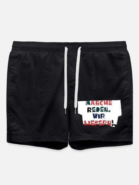 Talk & Act! - Swim Trunks - black