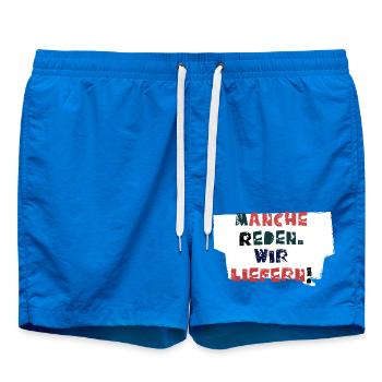 Reden & Handeln!  - Badeshorts - Cobalt blue - Vorne