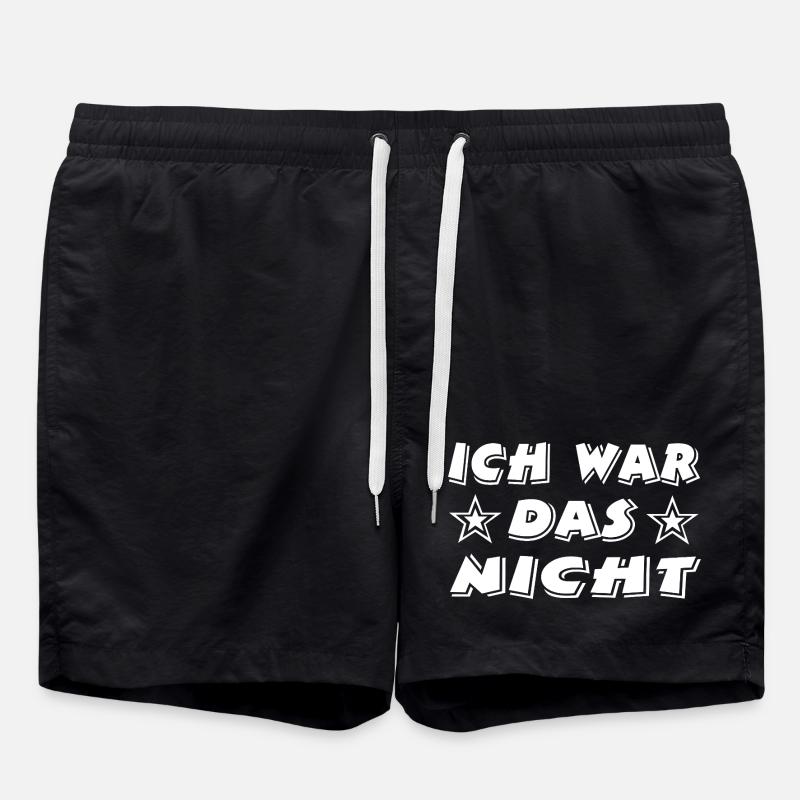 Auto - Badeshorts - Schwarz