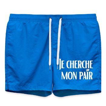 I'm looking for my peer - Swim Trunks - cobalt blue - Front