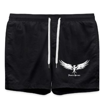 Phoenix Horizon Flügel - Badeshorts - Schwarz - Vorne - AI Model Male 185 light (185cm)