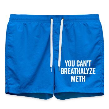 Vous ne pouvez pas consommer de méthamphétamine sous l’alcool. Drôle, rapide - Short de bain - cobalt blue - Devant