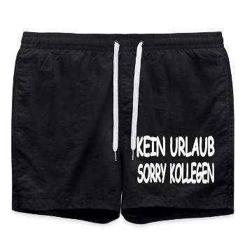 Vacances - Short de bain - noir - Devant - AI Model Male 185 light (185cm)