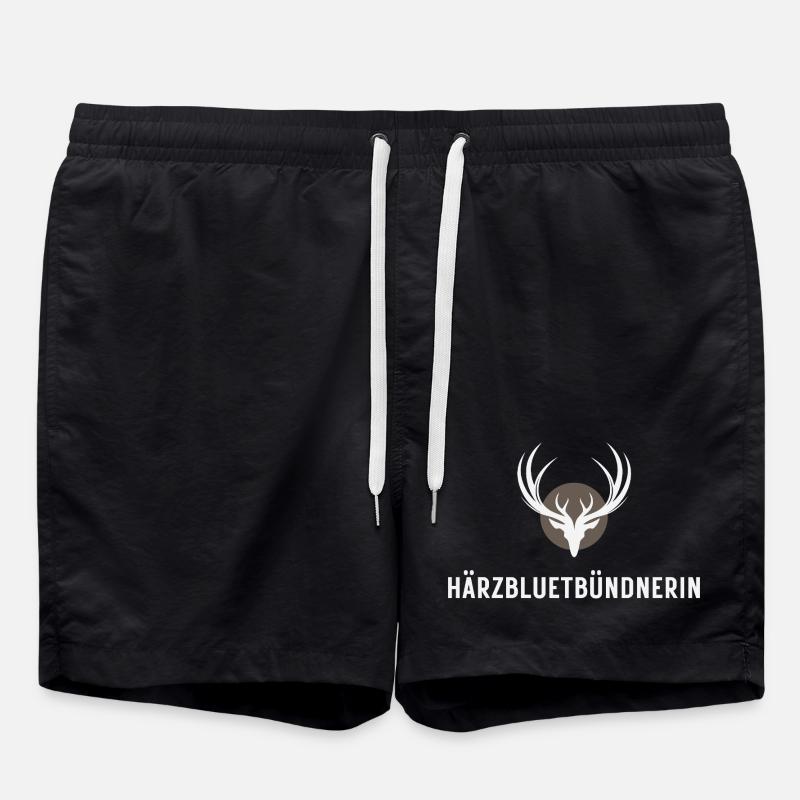 Härzbluetgraubünden - Swim Trunks - black