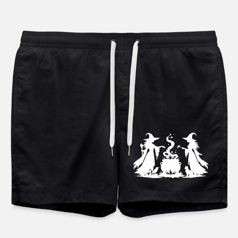 Hexenkessel Hexen - Badeshorts - Schwarz