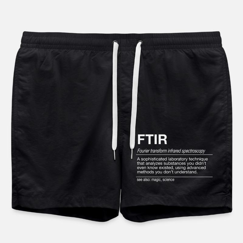 FTIR Spectroscopy Analysis Spectrometer - Swim Trunks - black