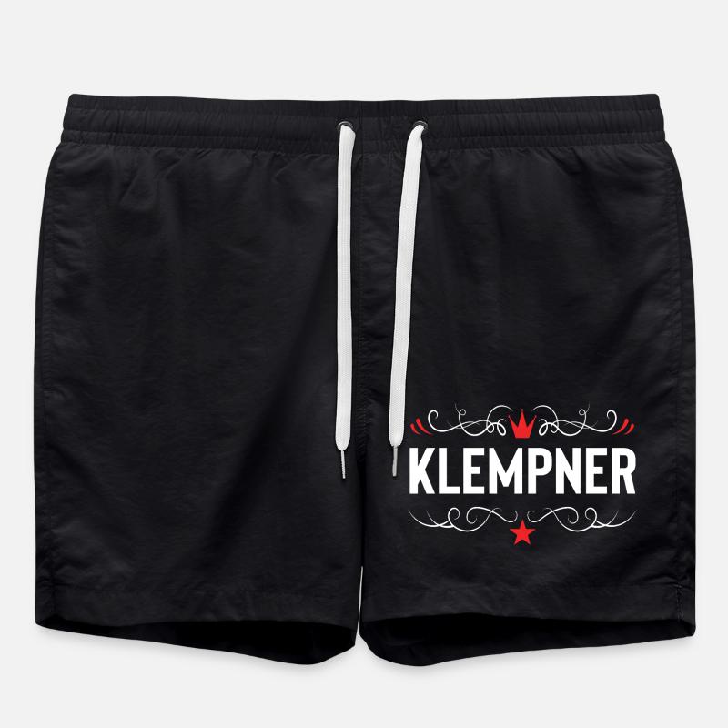 Klempner Beruf - Badeshorts - Schwarz