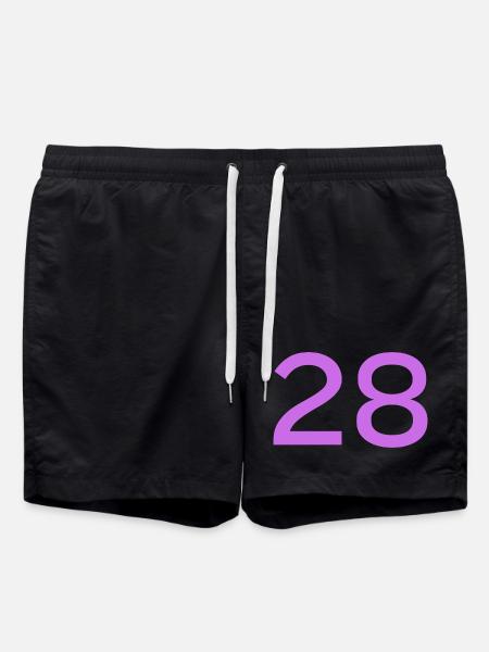 28 - Badeshorts - Schwarz
