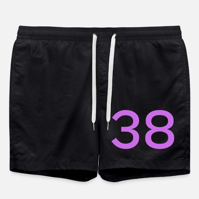 38 - Short de bain - noir
