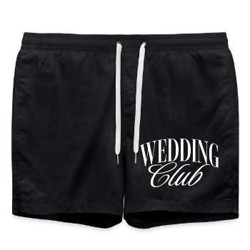 Club de mariage - Short de bain - noir - Devant - AI Model Male 185 light (185cm)
