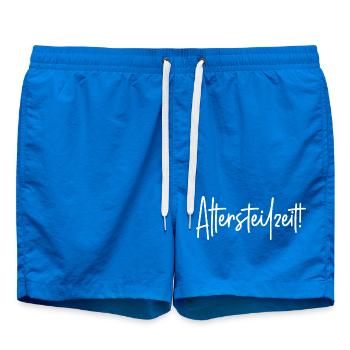 Arbeitszeit reduzieren Alter Arbeit Altersteilzeit - Badeshorts - Cobalt blue - Vorne