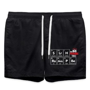 Chemistry The Big Periodic - Swim Trunks - black - Front - AI Model Male 185 light (185cm)