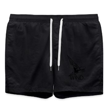windsurfing - Swim Trunks - black - Front - AI Model Male 185 light (185cm)