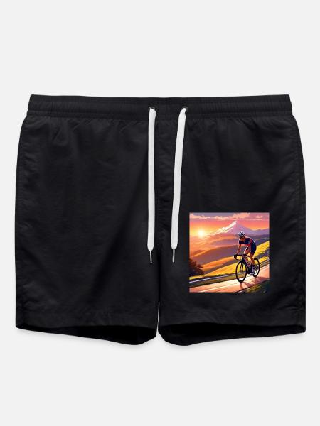 Chasing the last Light of Day - Swim Trunks - black