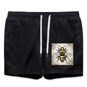 Abeille - Short de bain - noir - Devant - AI Model Male 185 light (185cm)