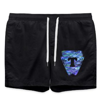 Triangle E 103 T - Short de bain - noir - Devant - AI Model Male 185 light (185cm)