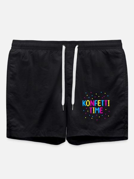 Confetti time - Swim Trunks - black