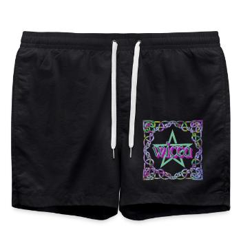 Cadre Celtique Wicca E 230 - Short de bain - noir - Devant - AI Model Male 185 light (185cm)