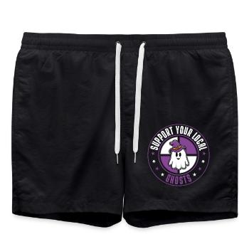 Fantômes - Short de bain - noir - Devant - AI Model Male 185 light (185cm)