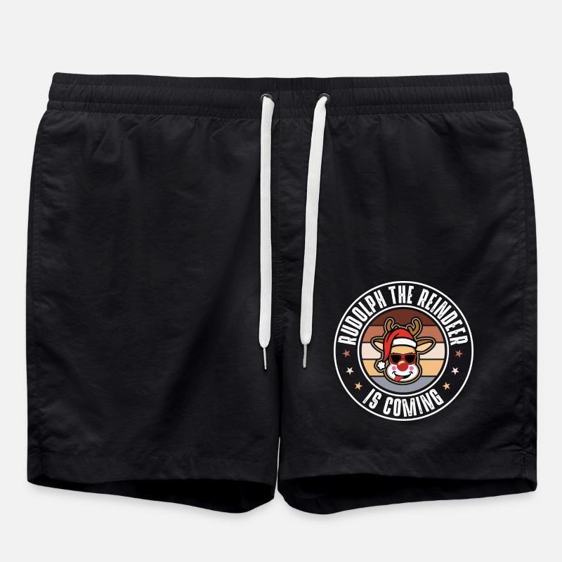 Rudolph - Swim Trunks - black