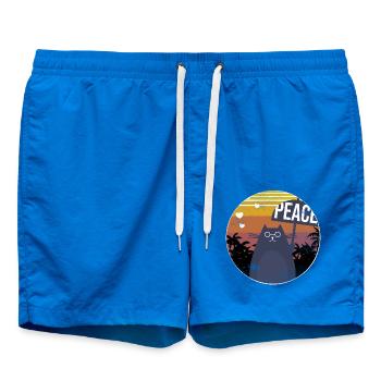 Drôle de chat - Short de bain - cobalt blue - Devant
