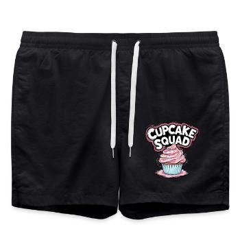 Cupcake Squad Cake Cupcake Muffin - Short de bain - noir - Devant - AI Model Male 185 light (185cm)
