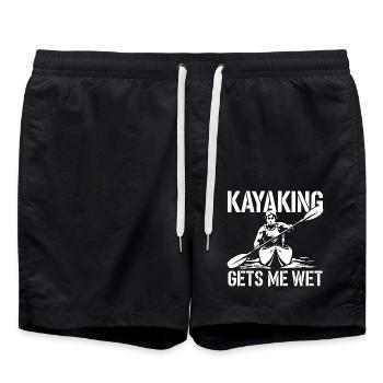 Pour les kayakistes humoristiques - Short de bain - noir - Devant - AI Model Male 185 light (185cm)