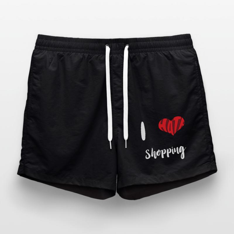 Hate Shopping Stop Hate Anti Hate Swim Trunks