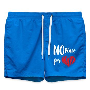 Pas de place pour la haine Stop Hate Anti Hate - Short de bain - cobalt blue - Devant