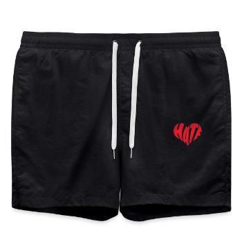 Pas de haine Aversion Stop Haine Anti Haine - Short de bain - noir - Devant - AI Model Male 185 light (185cm)