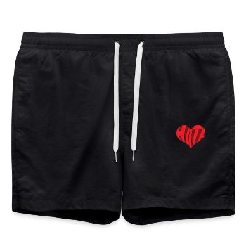 Pas de haine Aversion Stop Haine Anti Haine - Short de bain - noir - Devant - AI Model Male 185 light (185cm)