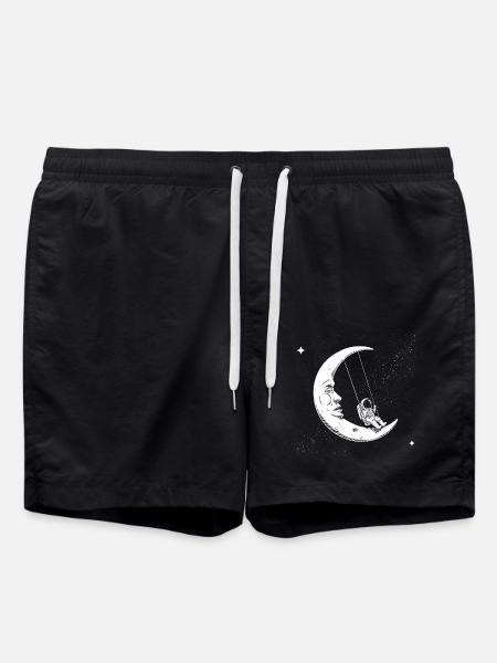Astronaut Moon Swings - Swim Trunks - black