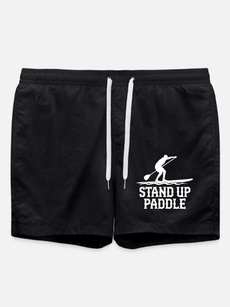 Stand Up Paddle SUP - Swim Trunks - black
