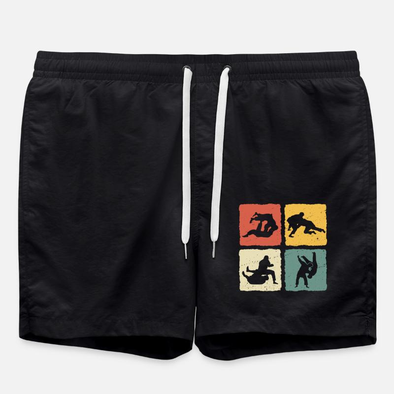 Jiu-Jitsu Jiu Jitsu rétro - Short de bain - noir