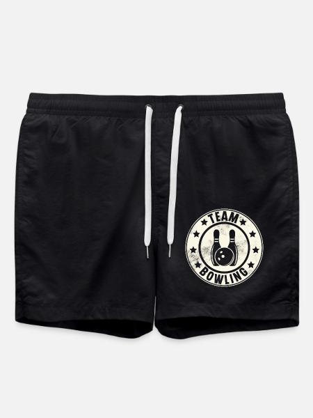 Bowling Team - Badeshorts - Schwarz
