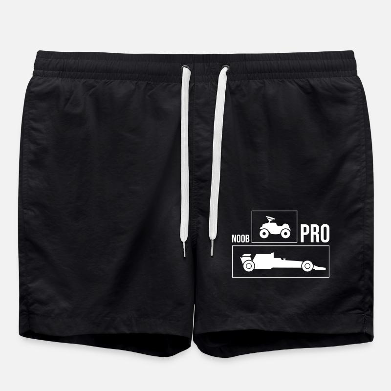 Rennauto Noob Pro - Badeshorts - Schwarz